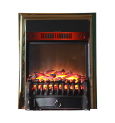 Каминокомплект Interflame Диксон с очагом Fobos FX M Brass