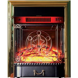 Каминокомплект Interflame Берта с очагом Majestic FX M Brass белый