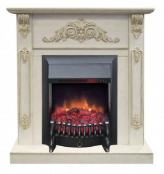Каминокомплект RealFlame Anita STD/EUG WTG с очагом Fobos Lux Black S