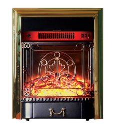 Каминокомплект Interflame Берн сланец с очагом Majestic FX M Brass